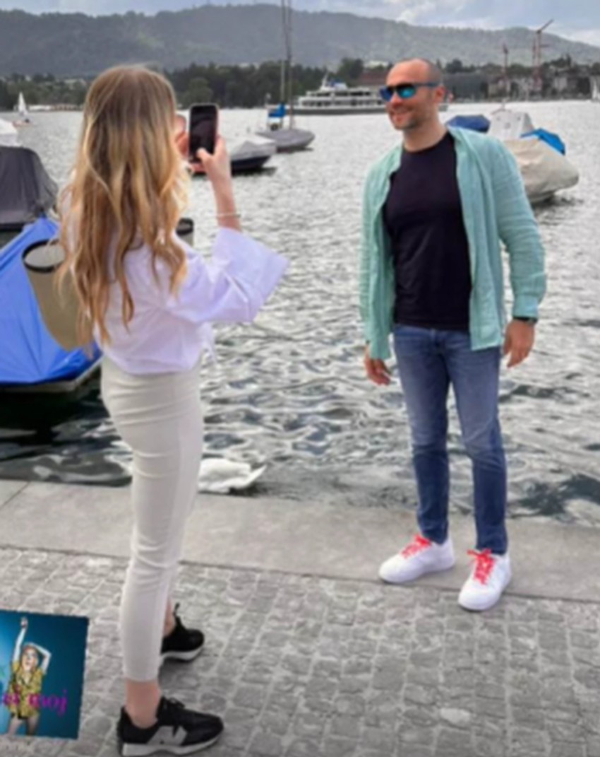 Aca Sofronijević sa devojkom