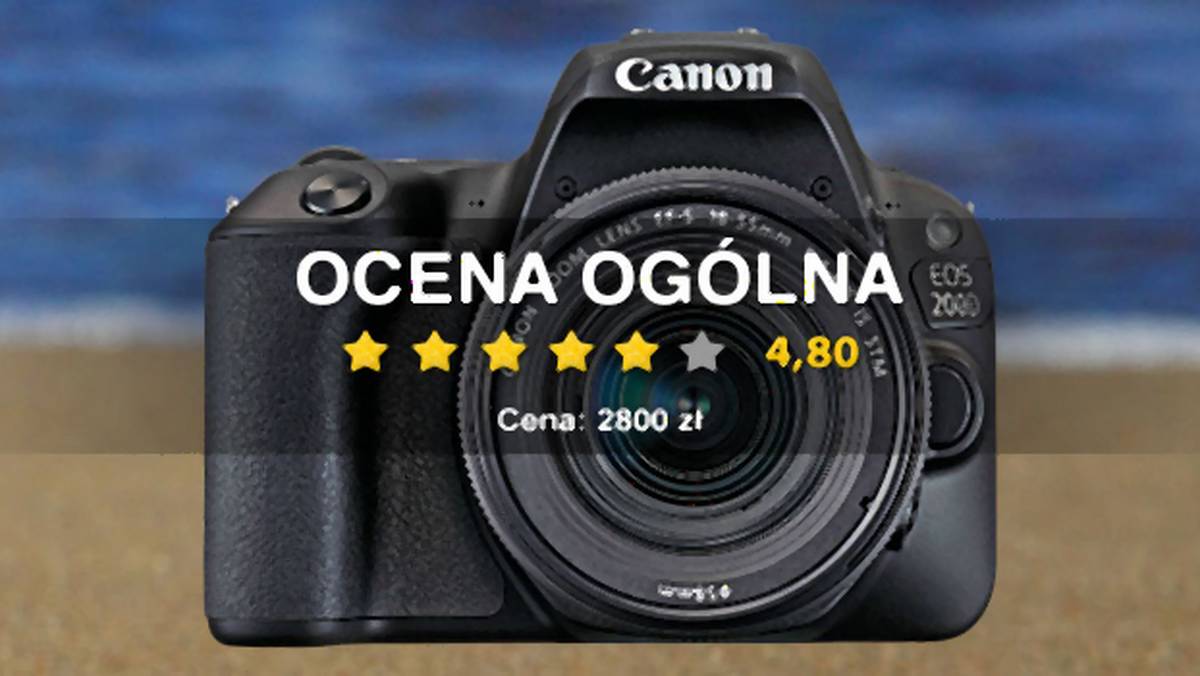 Canon EOS 200D - co potrafi najmniejsza lustrzanka Canona?