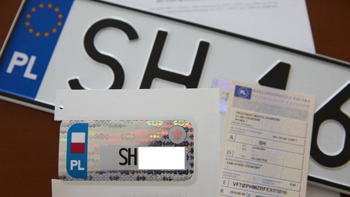 Rejestracja pojazdu: tablica, naklejka, dowód