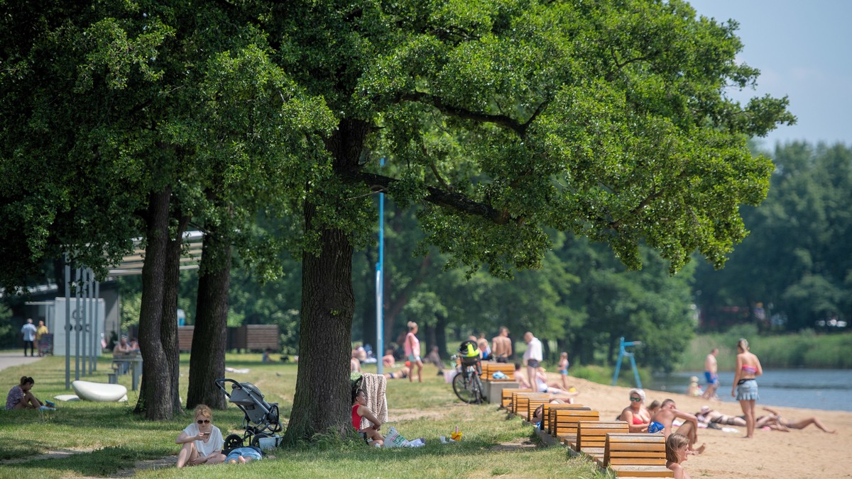 Skrócone lekcje, interwencje pogotowia, kurtyny wodne - to tylko niektóre skutki wysokiej temperatury, która od kilku dni utrzymuje się w województwie łódzkim. Według meteorologów w najbliższych dniach temperatura nadal ma przekraczać 30 stopni Celsjusza.