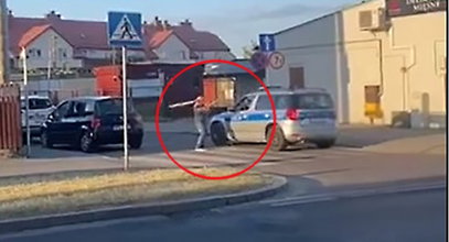 Chwycił za belki naszpikowane gwoździami i rzucił się na policję. Furiatowi grozi długa odsiadka