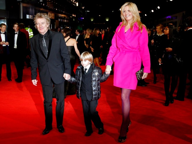 Rod Stewart, Penny Lancaster i ich synek Alastair