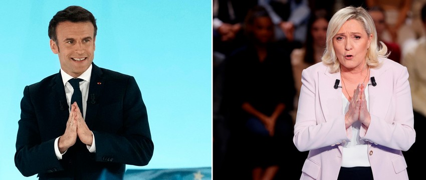 Emanuel Makron i Marin Le Pen