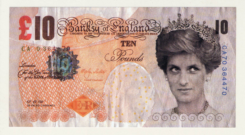 Banksy, "Di-Faced Tenner