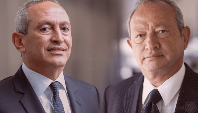 L-R Nassef Sawiris and Naguib Sawiris