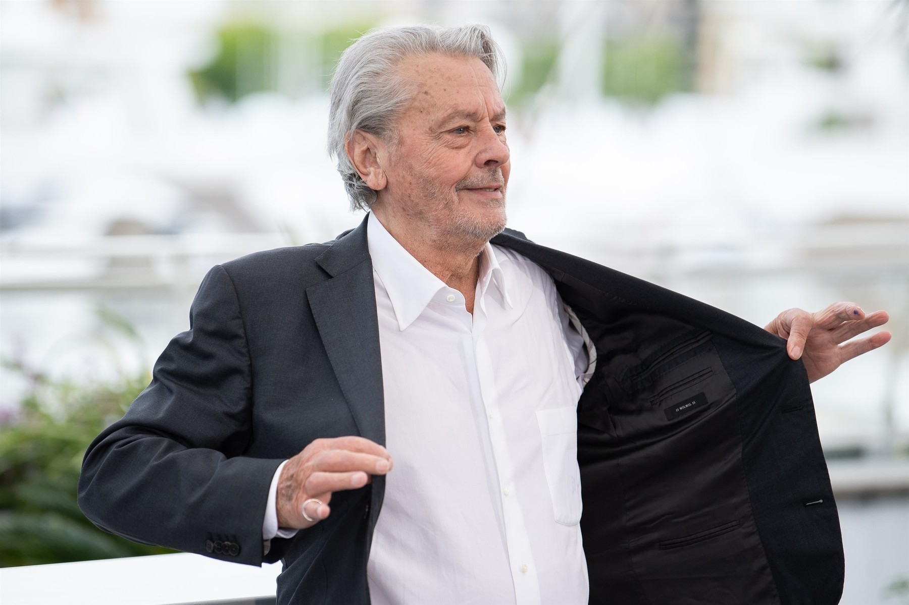Francúzsky herec Alain Delon.
