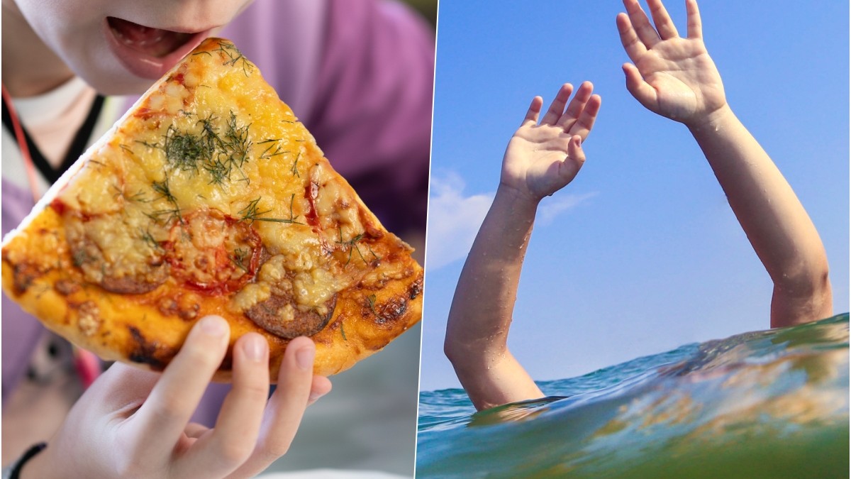 Dievča zomrelo na udusenie po tom, čo zjedlo pizzu a išlo si zaplávať. (ilustračné foto)