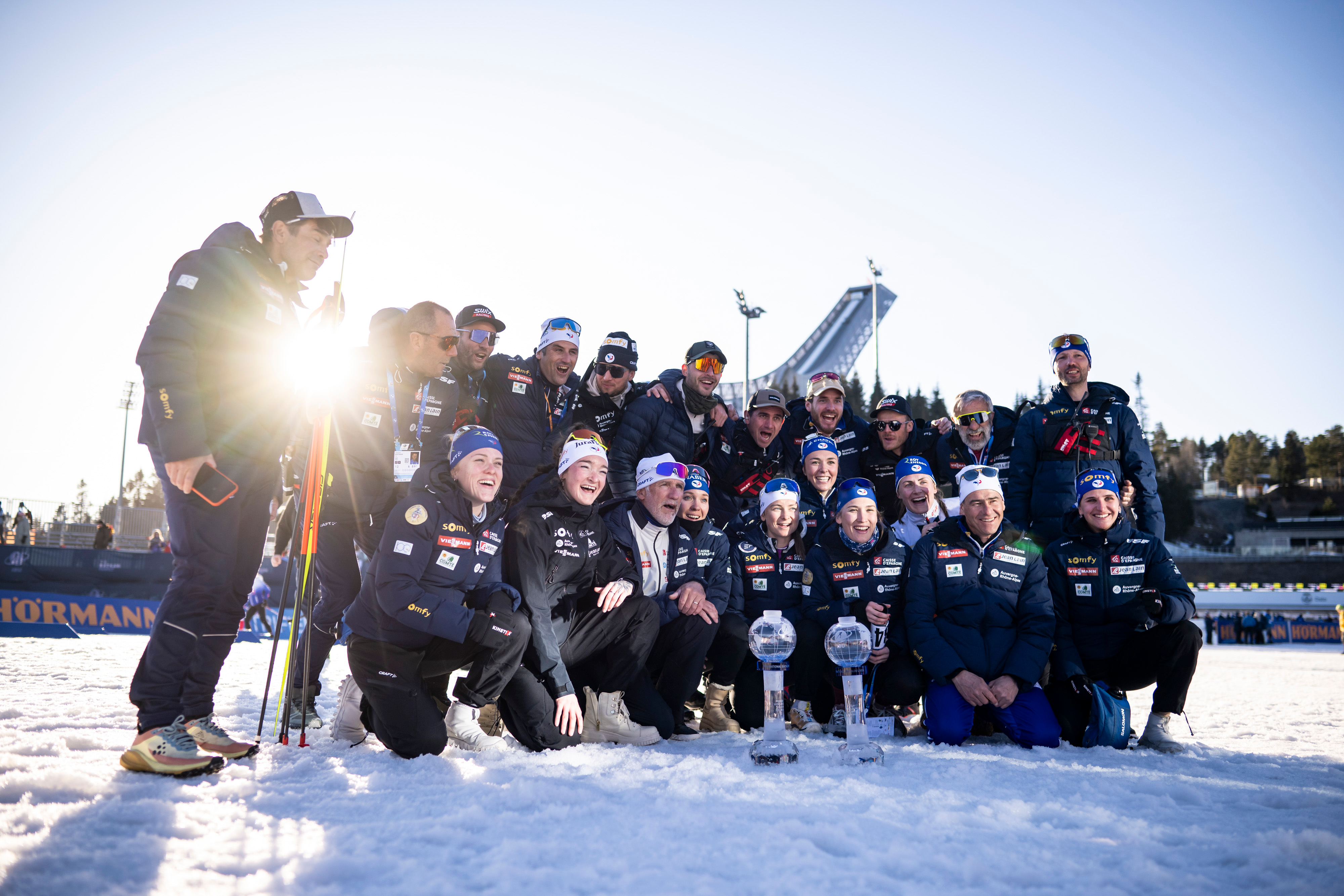 Les biathlètes françaises dominent le premier relais de la saison