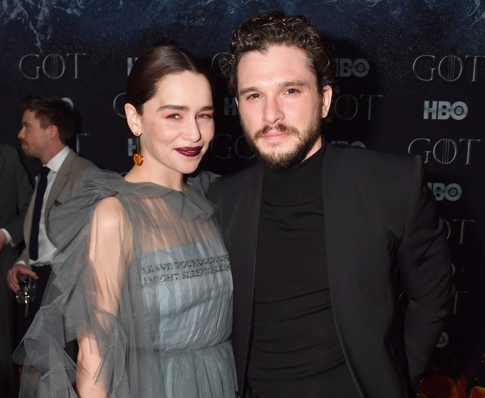 Emilia Clarke (Daenerys Targaryen) i Kit Harington (Jon Snow)