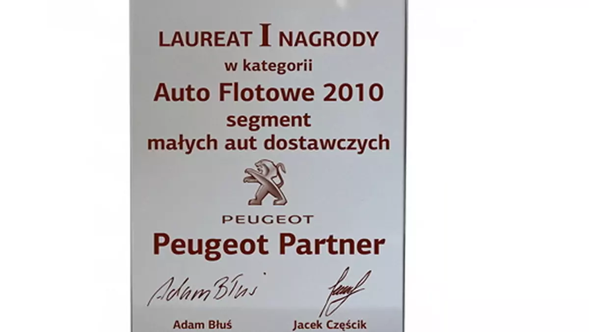 Peugeot Partner wygrał starcie gigantów
