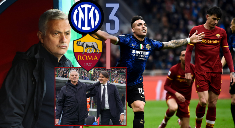 AS Roma Jose Mourinho tips Inter for the Serie A title following his side's defeat to the latter on Saturday evening