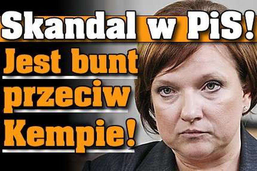 Skandal w PiS! Jest bunt przeciw Kempie!