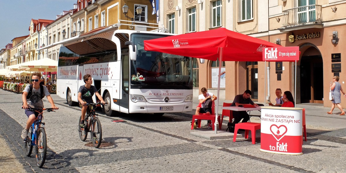 Białystok był kolejnym punktem na mapie naszej akcji Krwi nie zastąpi nic. TO FAKT.