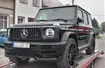 Odzyskany przez policję Mercedes G-klasa AMG