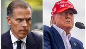 Hunter Biden (left) and Donald Trump (right).Kevin Dietsch, Brandon Bell/Getty Images