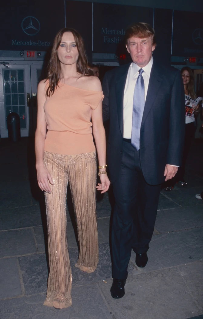 Melanija i Donald Tramp  2003. godine