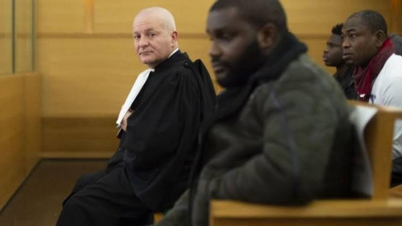 Pastor Omoregie on trial in France (AFP)