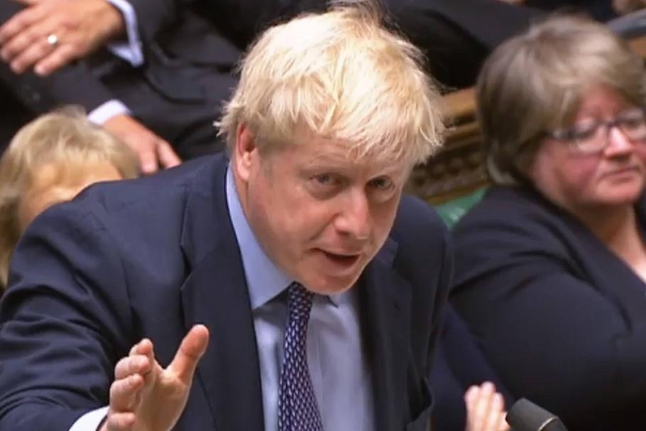 Premier Wielkiej Brytanii Boris Johnson nie ma większości w parlamencie