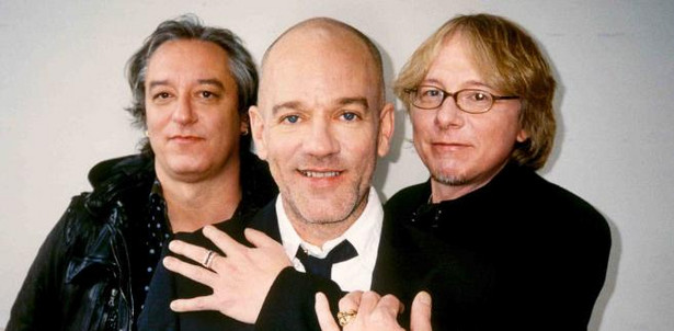 R.E.M. Od lewej: Peter Buck, Michael Stipe i Mike Mills