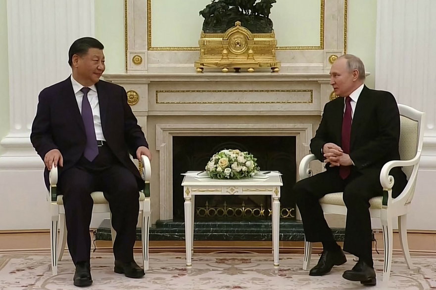 Prezydent Xi Jinping z wizytą w Moskwie, 20 marca 2023 r.