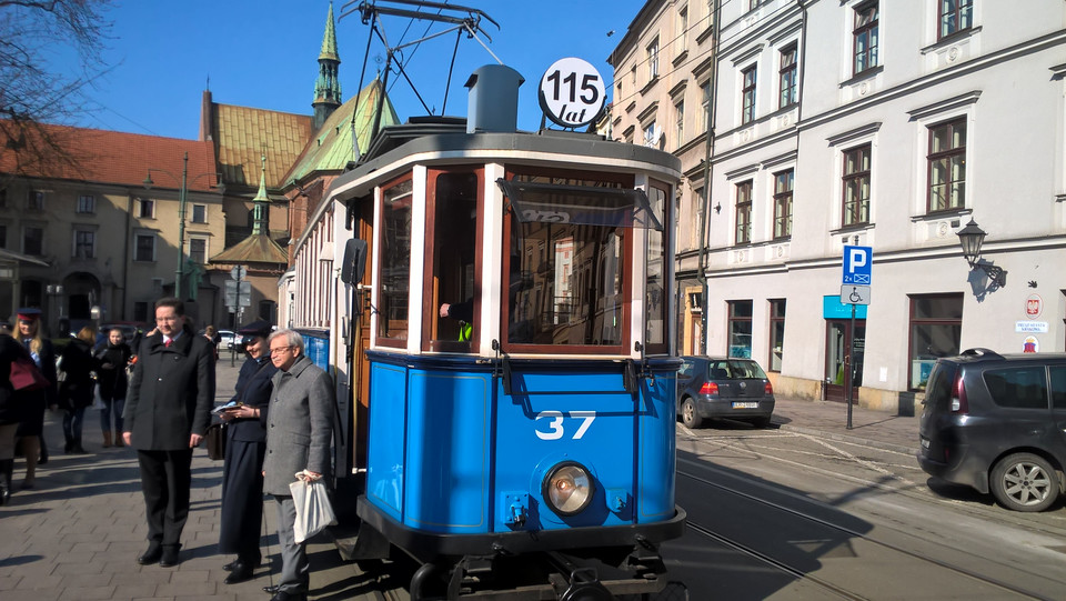 Krakowski tramwaj kończy 115 lat