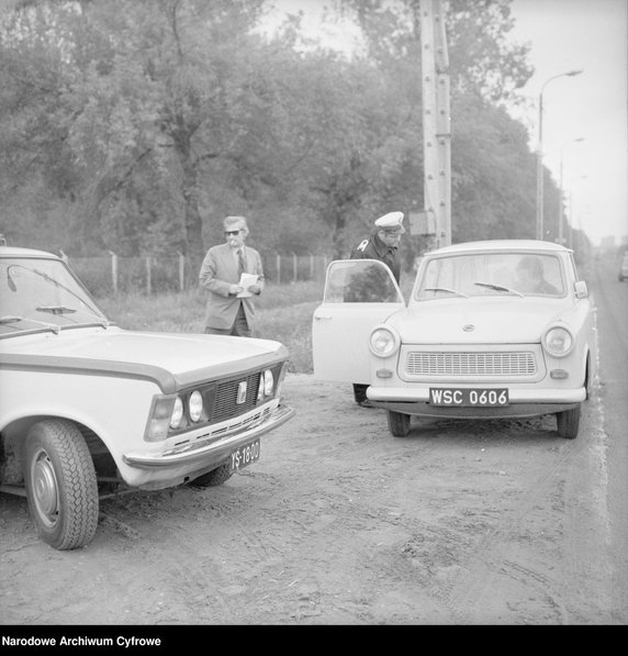 Trabant 601 podczas kontroli