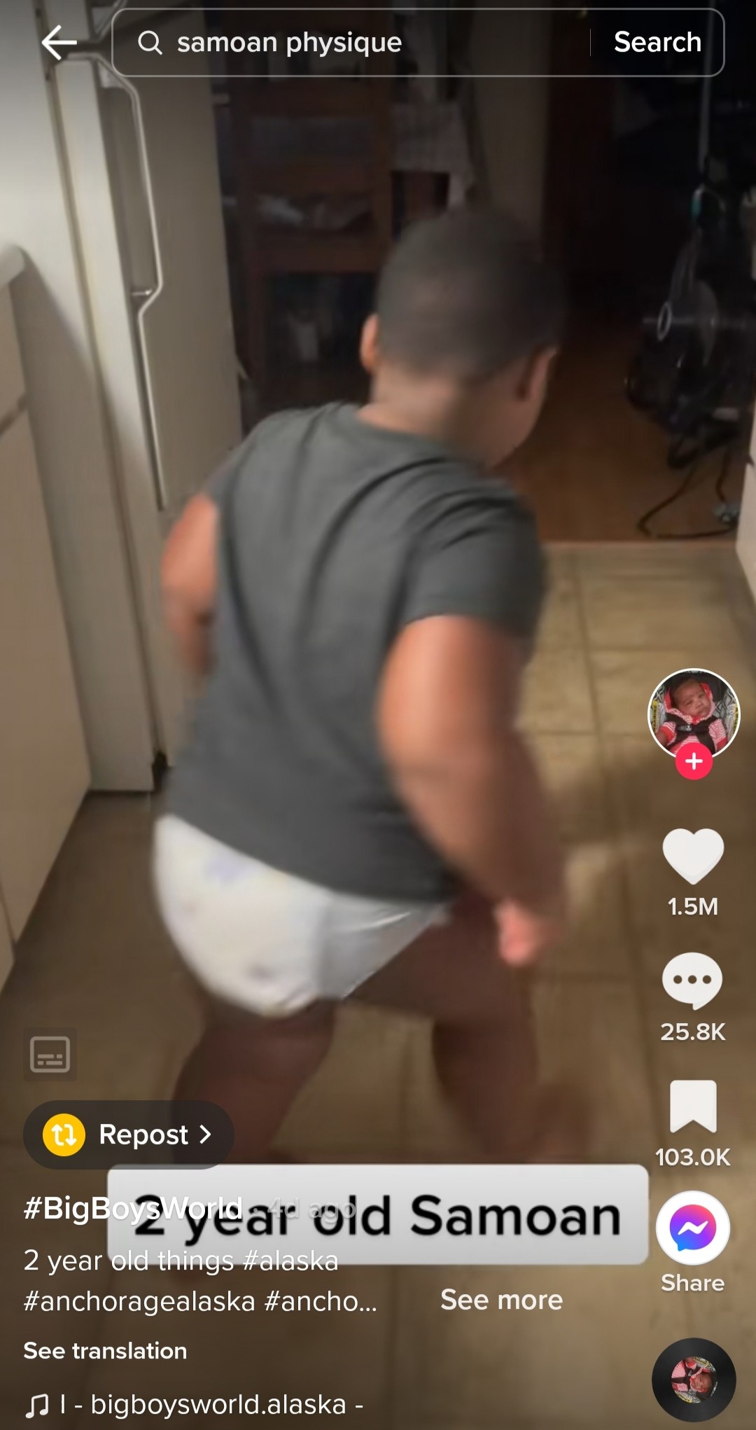 Fotka chlapčeka z videa @bigboysworld.alaska.