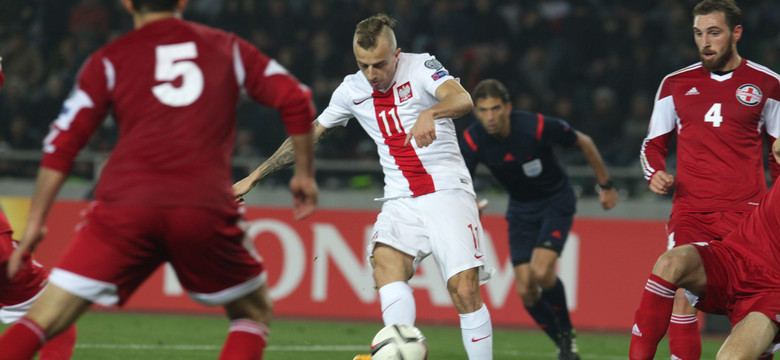 El. ME: Kamil Grosicki złamał rękę w meczu z Gruzją