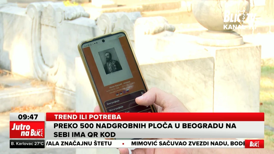 QR kodovi na spomenicima