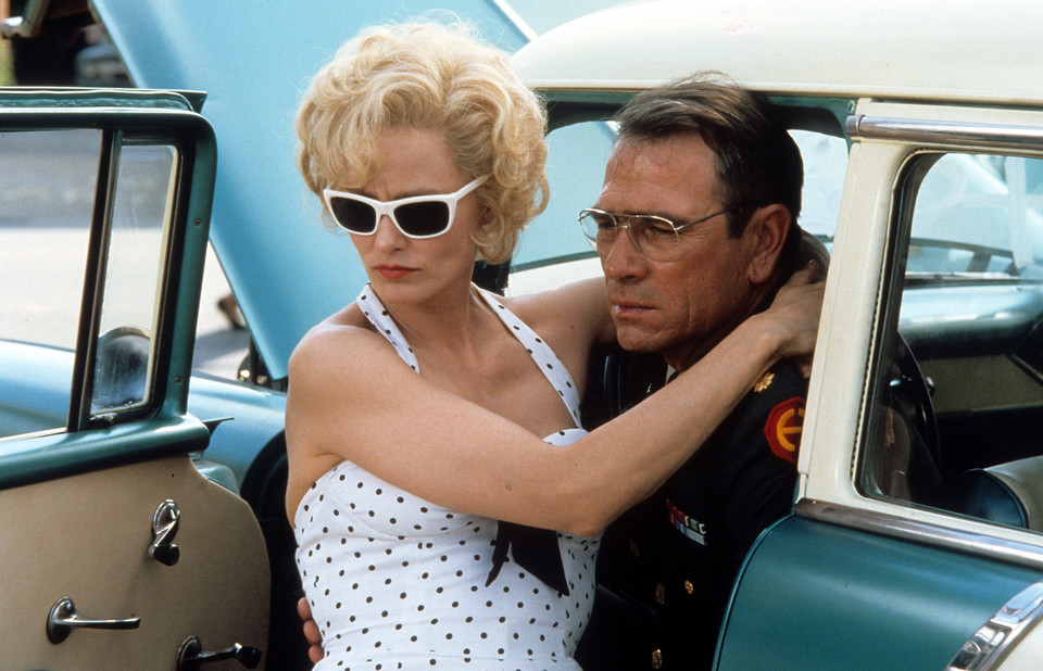 Jessica Lange o Tommy Lee Jones na planie filmu "Blue Sky" (1994)