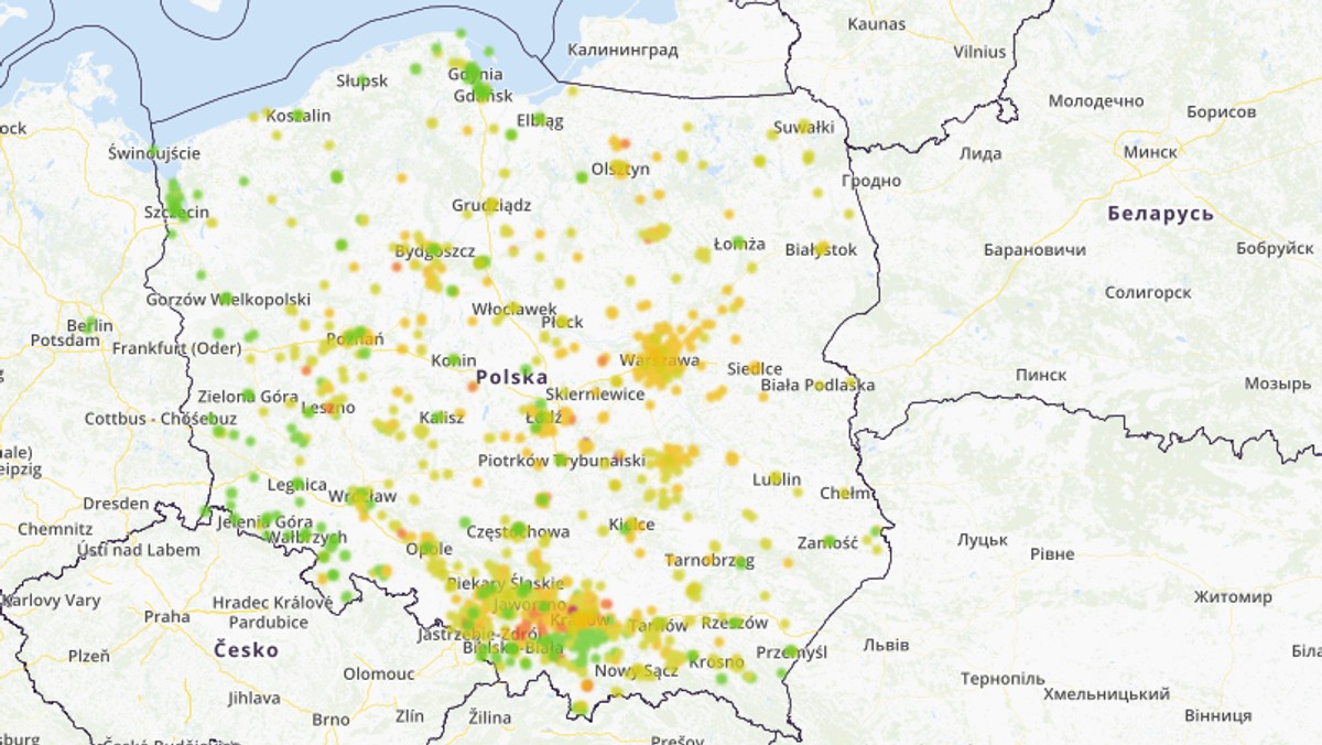 Smog w Polsce - 3 grudnia. Stan, jakość i zanieczyszczenie powietrza