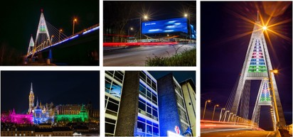 Reflektorfényben: ritka betegségek miatt úsznak fényárban Budapest nevezetességei