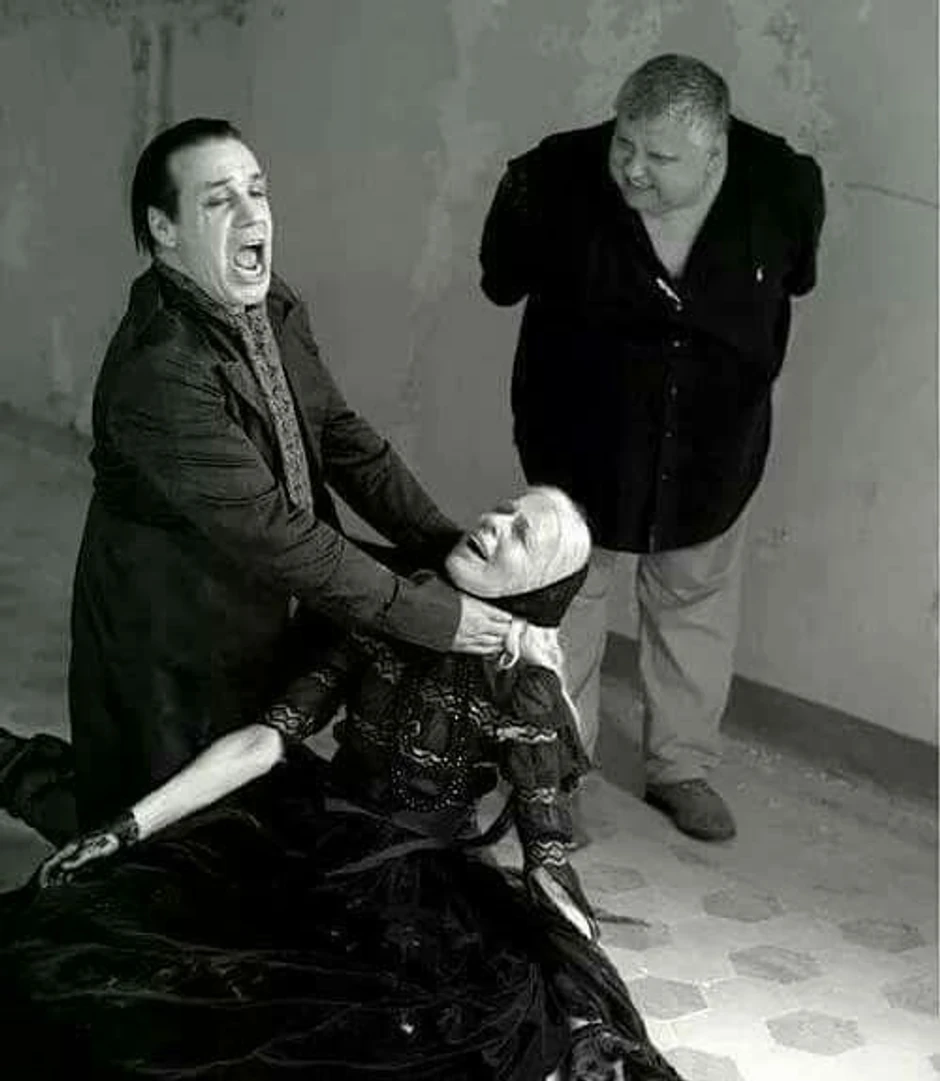 Zoran Bihać i Lindeman na snimanju jednog od video spotova