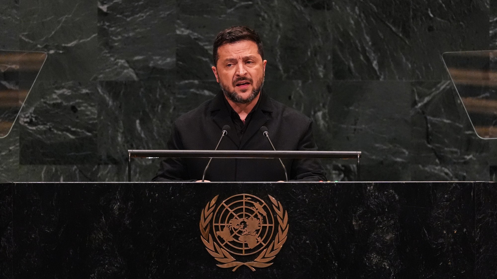 Ukrajinský prezident Volodymyr Zelenskyj.