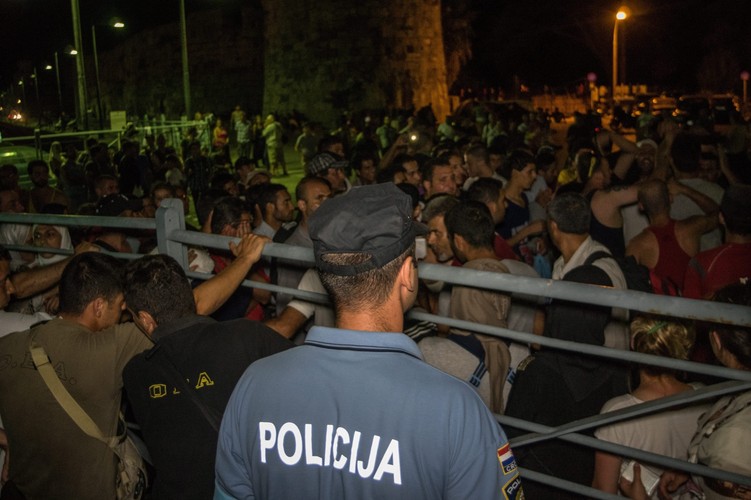 Imigranci na greckiej wyspie Kos