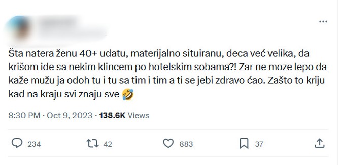 Tvit o preljubi