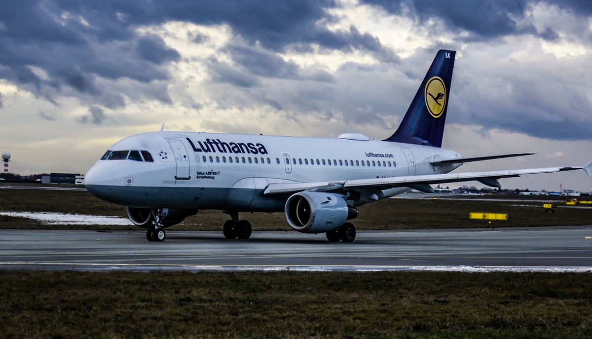 Lufthansa, Warszawa, Airbus A319-100, Lotnisko Chopina w Warszawie