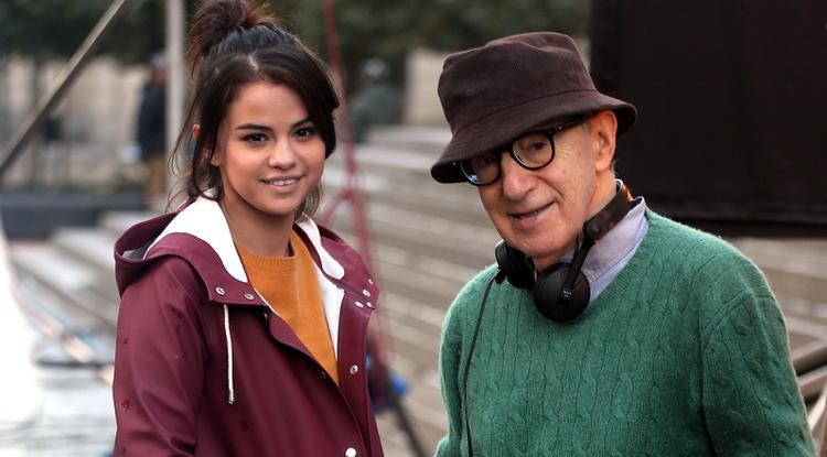 Woody Allen és Selena Gomez új filmje forgatásán