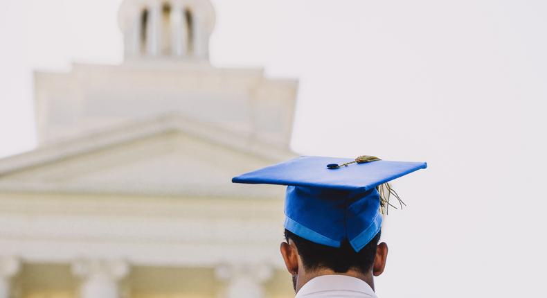 A WSJ poll found 56% of Americans say earning a four-year degree isn't worth the cost.Getty Images