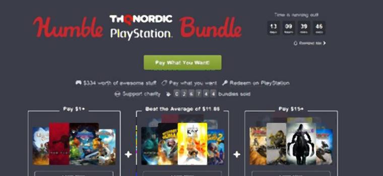 Humble THQ Nordic Bundle - 12 gier na PS4 za 60 złotych