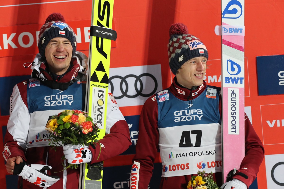 Stoch i Kubacki na podium