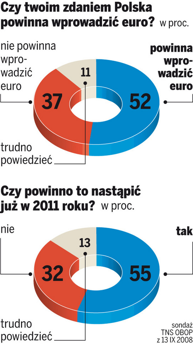 Polacy marzą o zarabianiu w euro