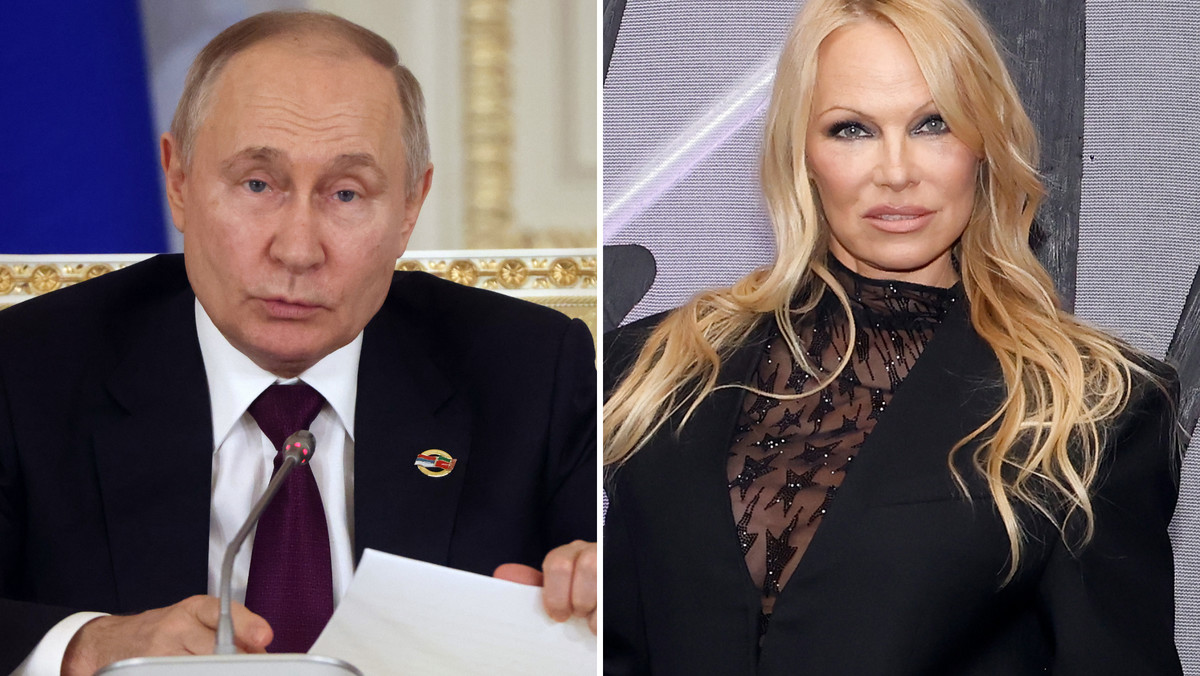 Pamela Anderson spotkała się z Putinem. Pokazał jej swoje podziemne miasto