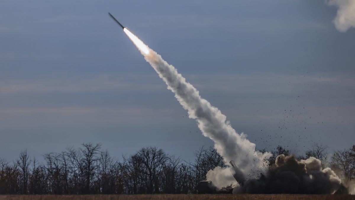 Ukraińska wyrzutnia HIMARS