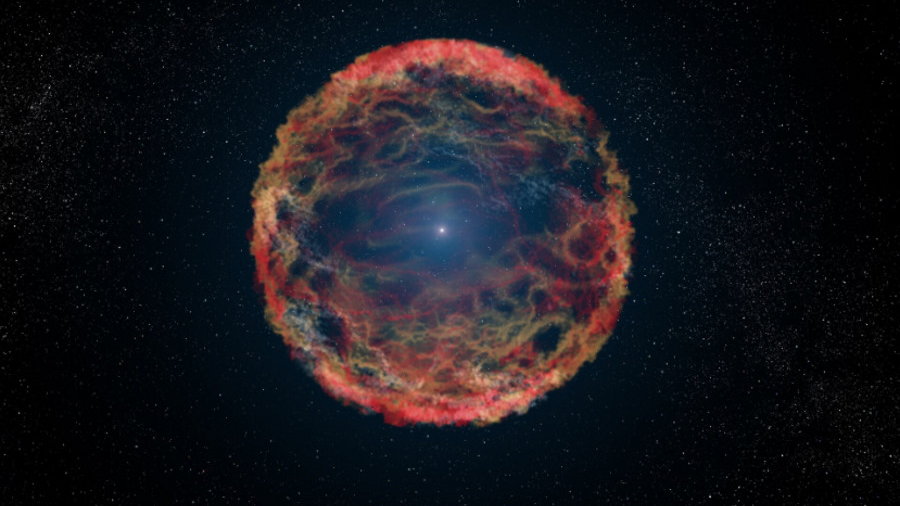 Tajemniczy rozbłysk z 2018 r. wskazuje miejsce narodzin czarnej dziury lub gwiazdy neutronowej, fot. G.BACON STSCI/ESA/NASA