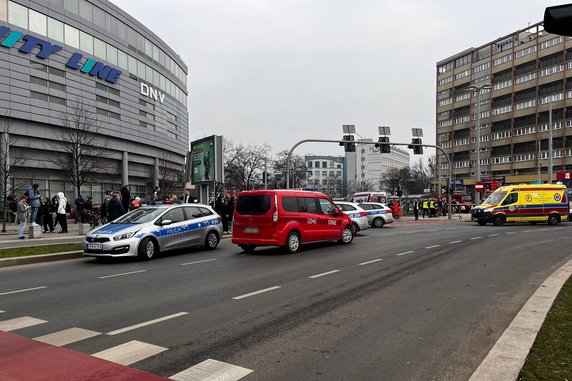 Miejsce wypadku w Szczecinie