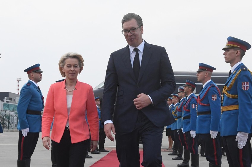 Predsednica EK u pseti Srbiji