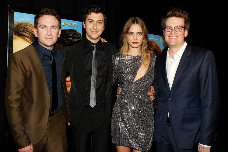 Ekipa 'Papierowych miast' na premierze