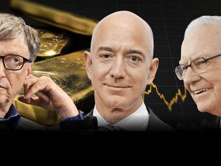 Bill Gates, Jeff Bezos i Warren Buffet - trzech najbogatszych ludzi świata
