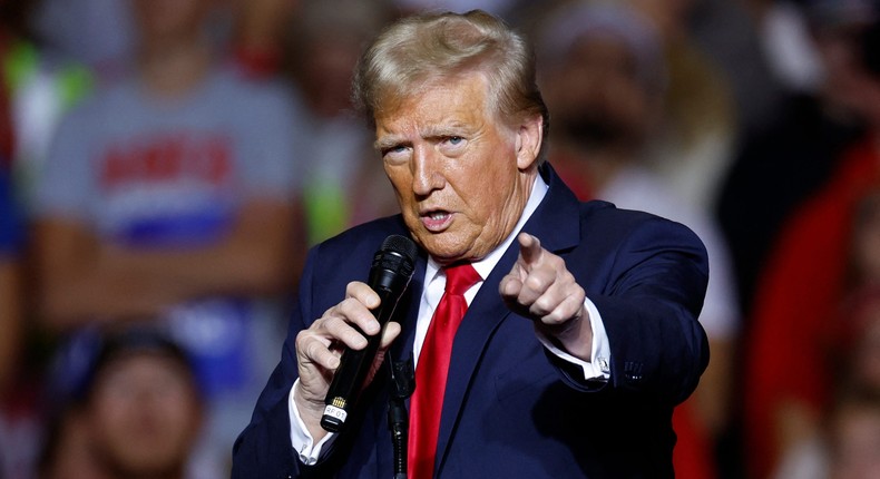 President Donald Trump. KAMIL KRZACZYNSKI/AFP via Getty Images